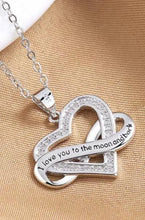 Load image into Gallery viewer, I love you to the moon &amp; back Necklace
