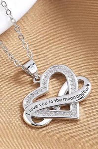 I love you to the moon & back Necklace