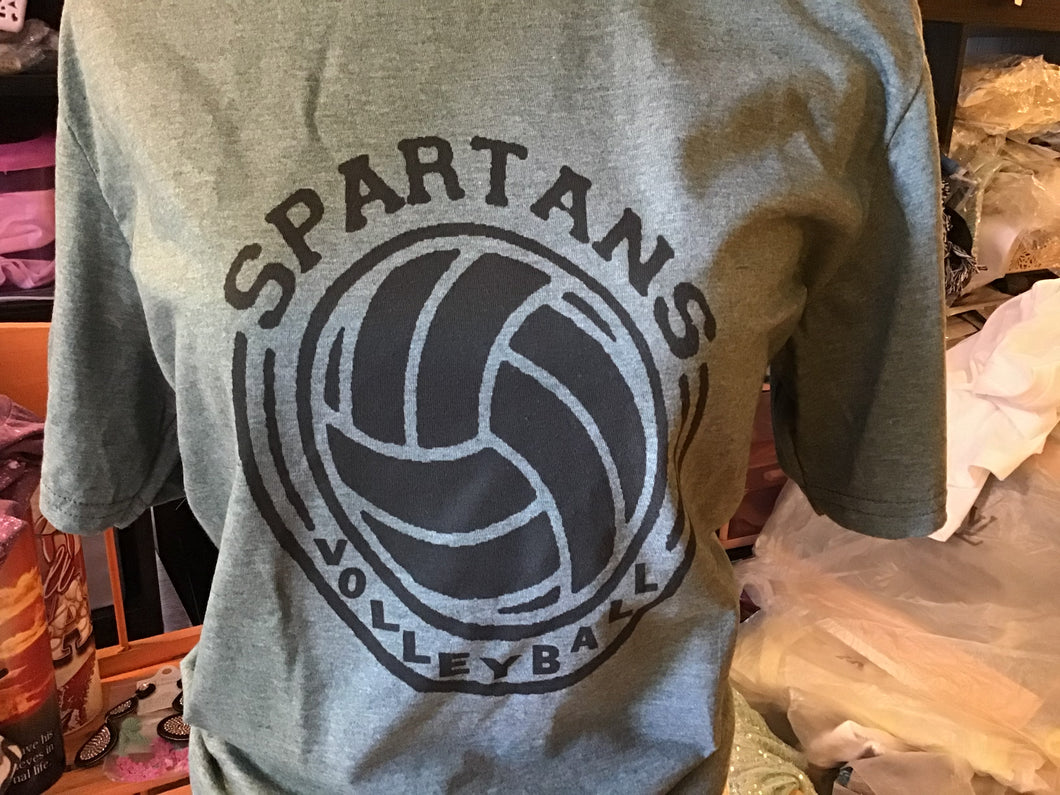 Spartan Volleyball Tee